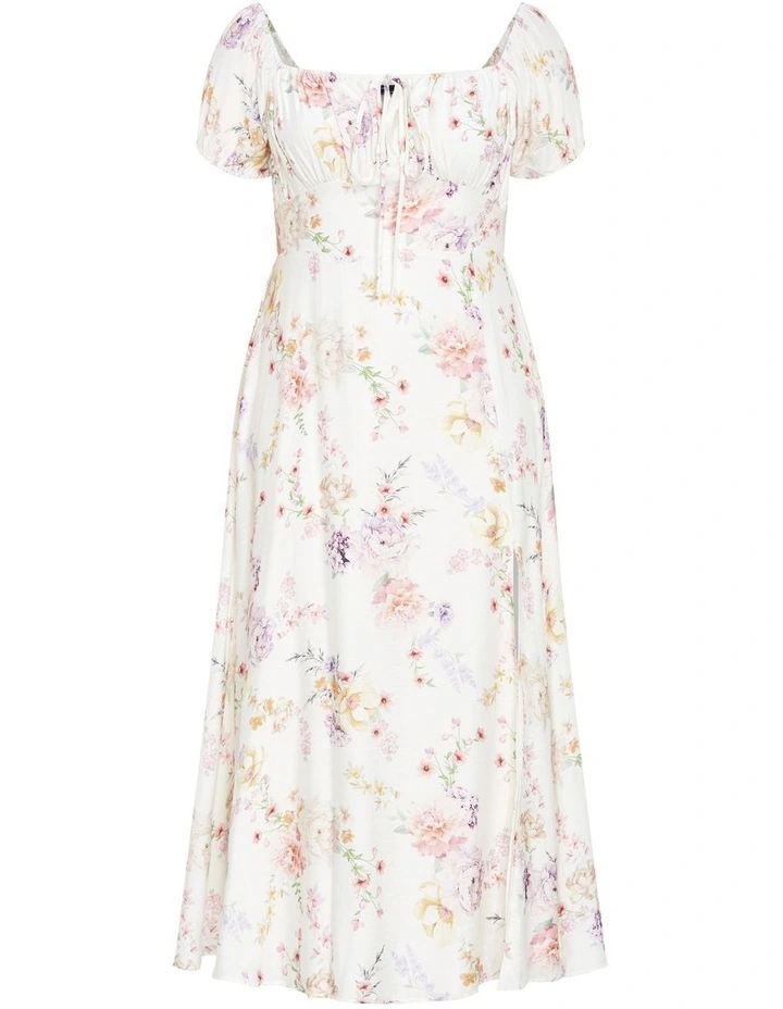 Abbigail Print Midi Dress in Flirty Floral image 3