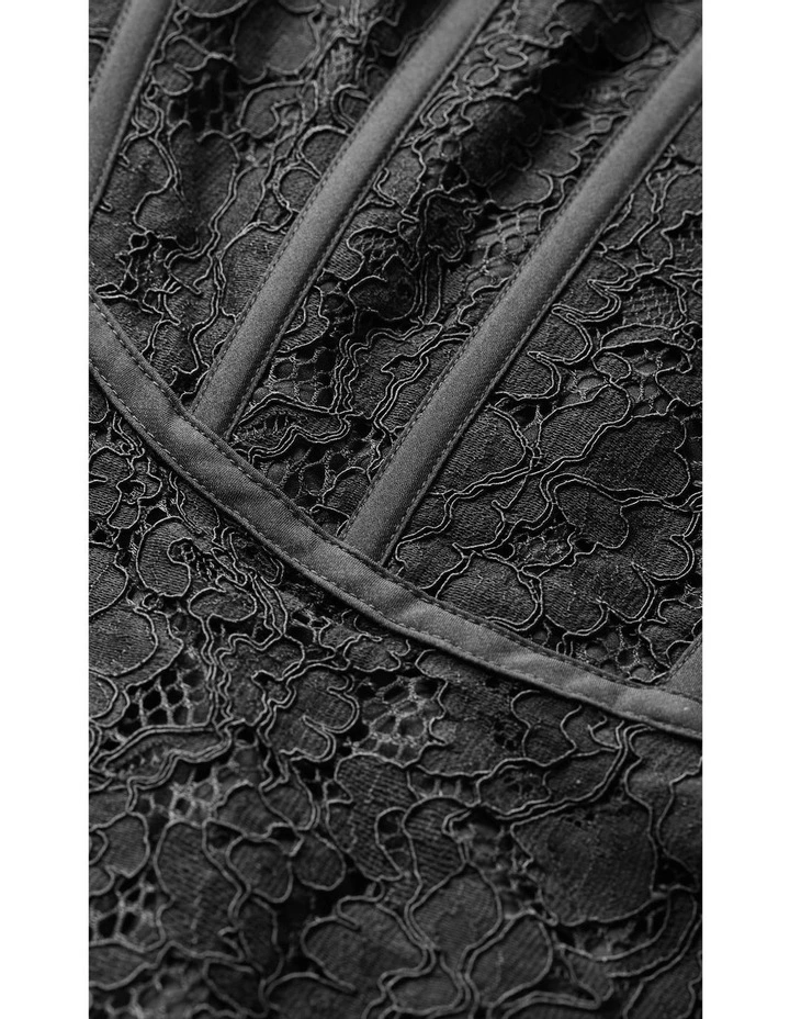 Valentine Lace Dress in Black image 7