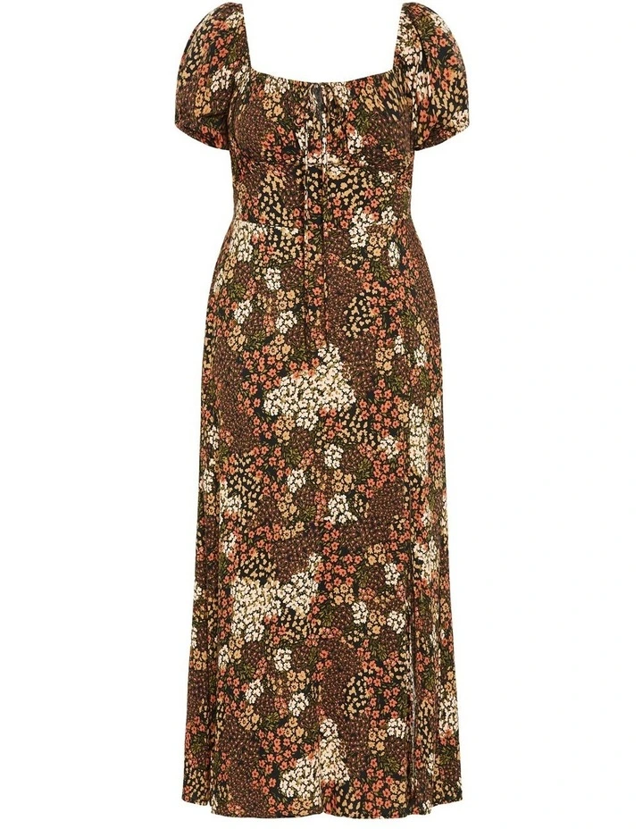 Abbie Dress in Brown image 3