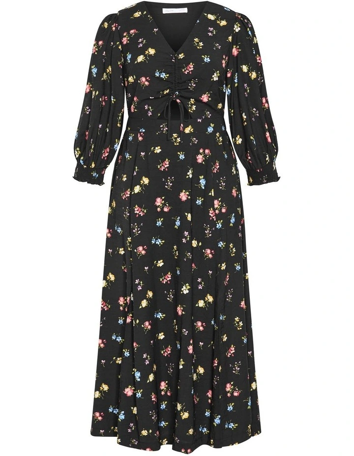 Jolene Maxi Dress in Black image 3