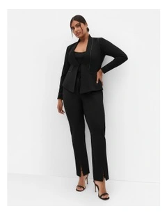 Piping Praise Jacket in Black