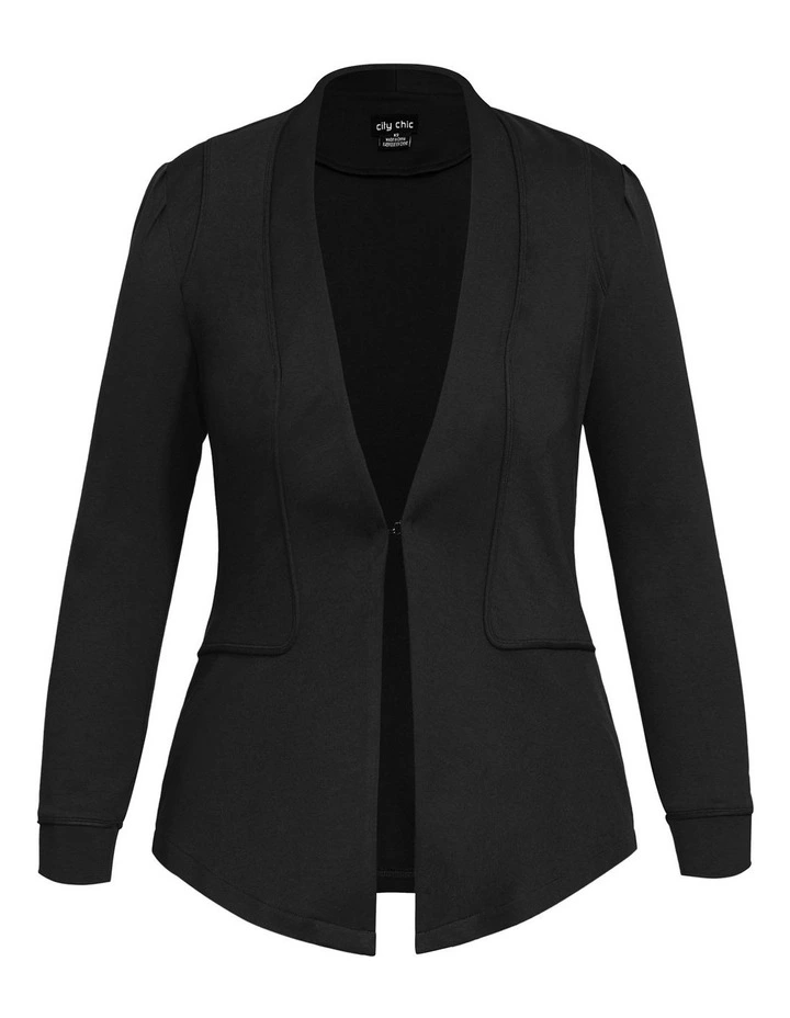 Piping Praise Jacket in Black image 3