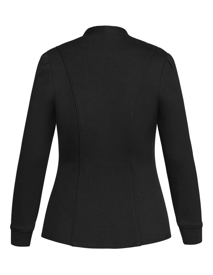 Piping Praise Jacket in Black image 4
