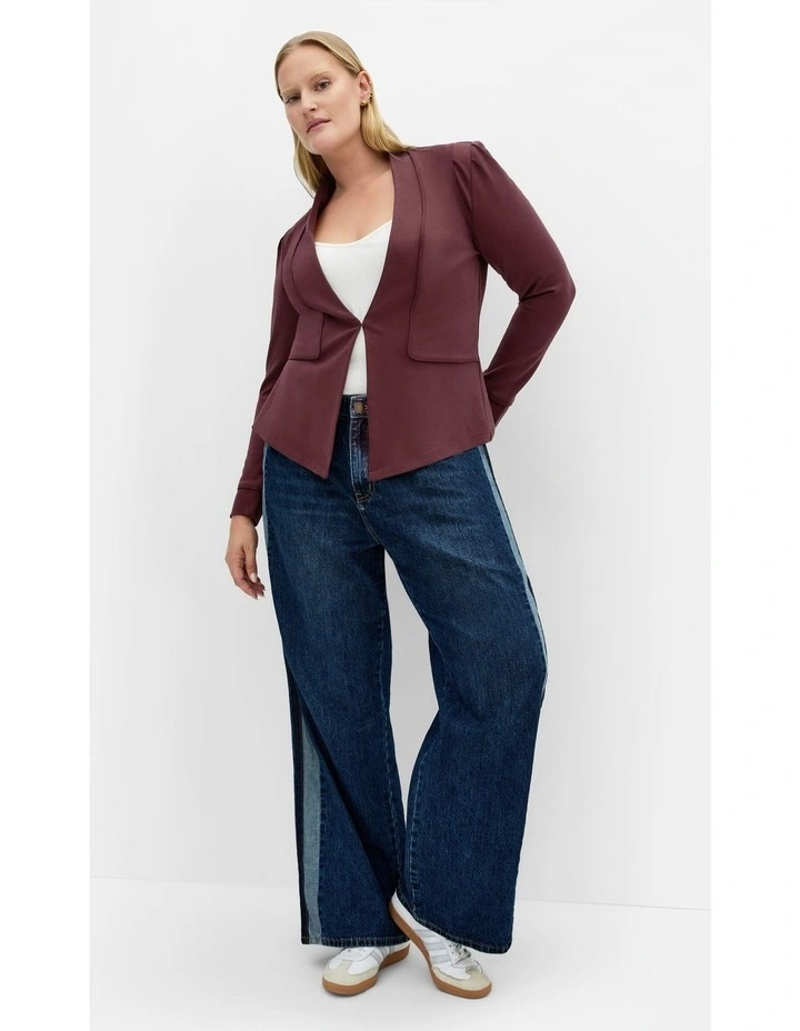Piping Praise Jacket in Chocolate Cherry image 2
