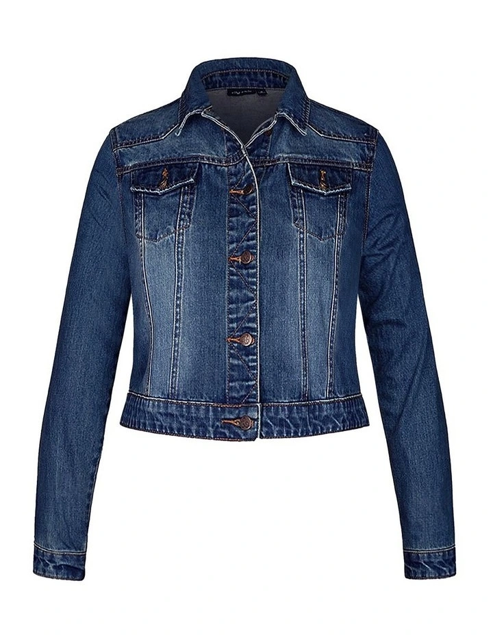 Classic Denim Jacket in Denim image 3
