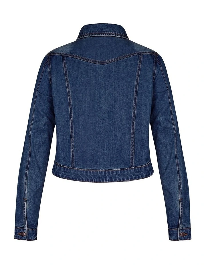 Classic Denim Jacket in Denim image 4