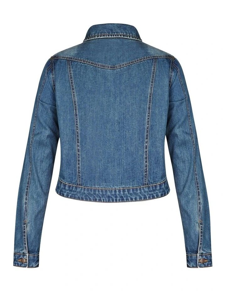 Classic Denim Jacket in Denim image 5