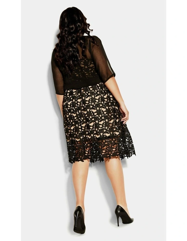 Chiffon Shrug in Black image 7