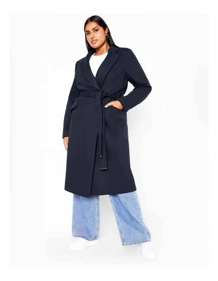 Mia Coat in Blue image 3