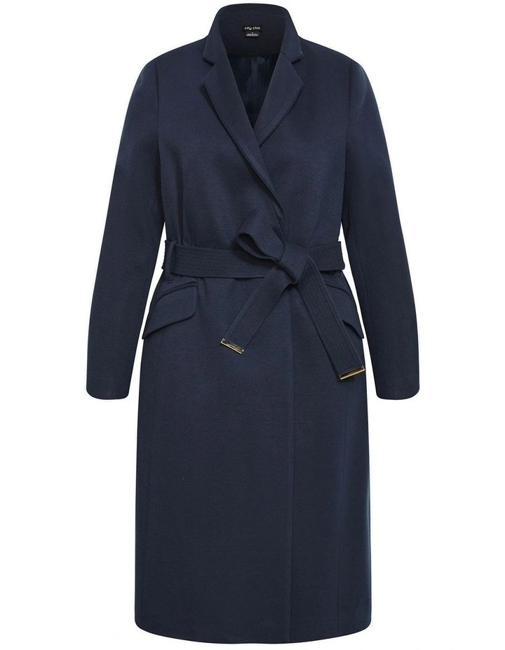 Mia Coat in Blue image 4