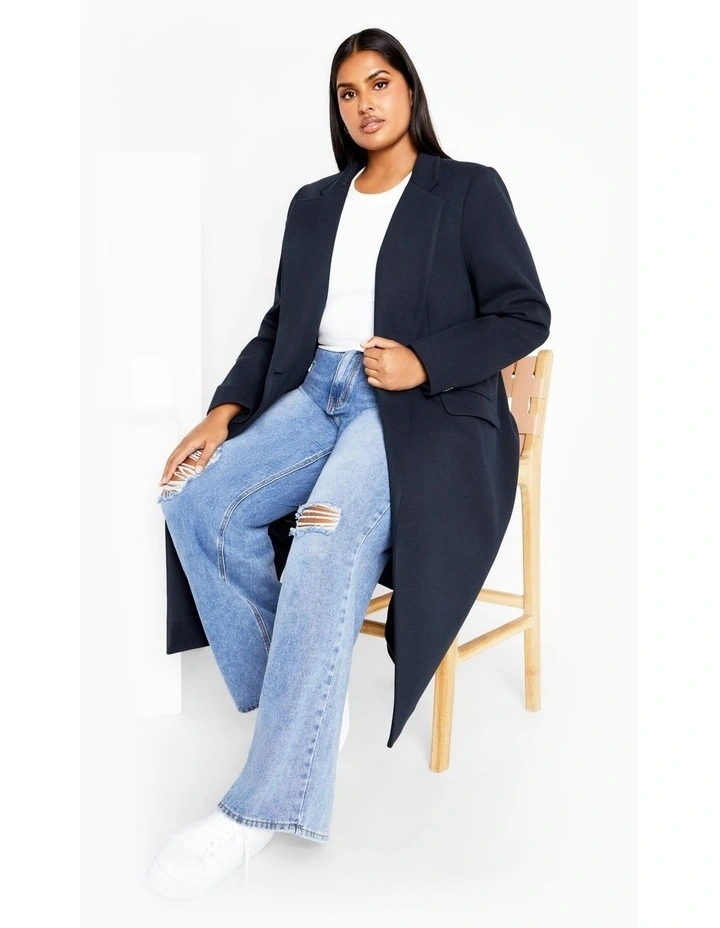 Mia Coat in Blue image 7