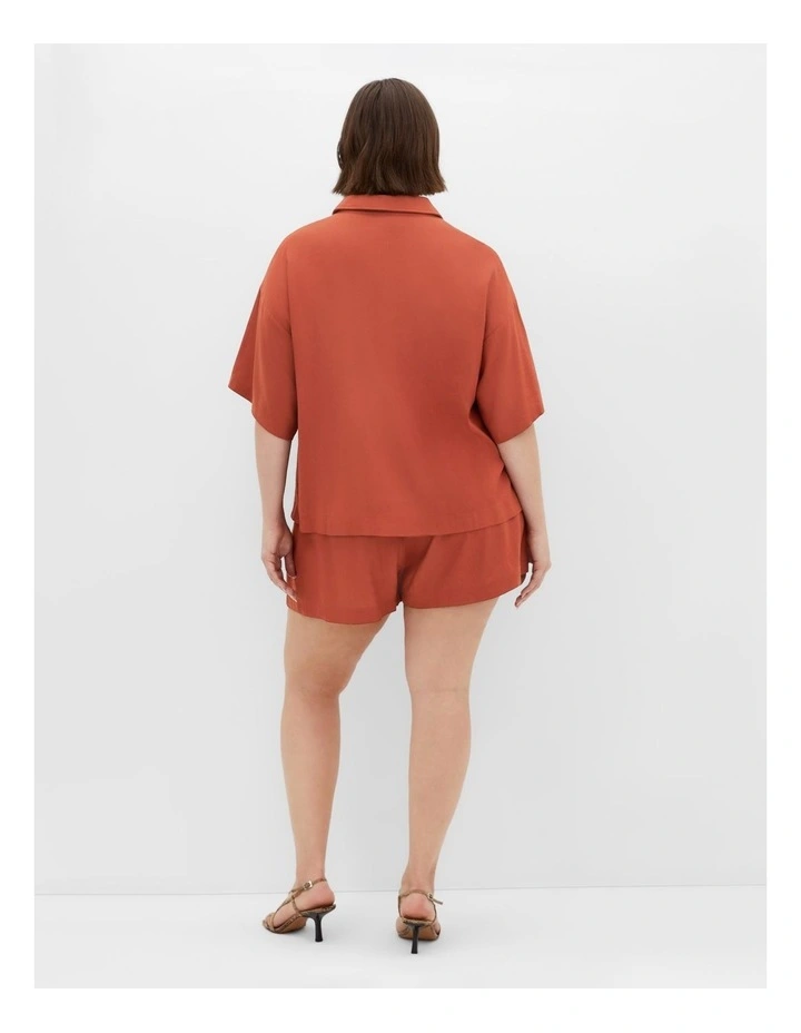 Lyana Shirt in Clay image 2