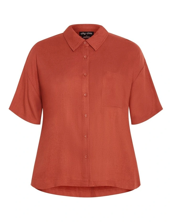 Lyana Shirt in Clay image 3