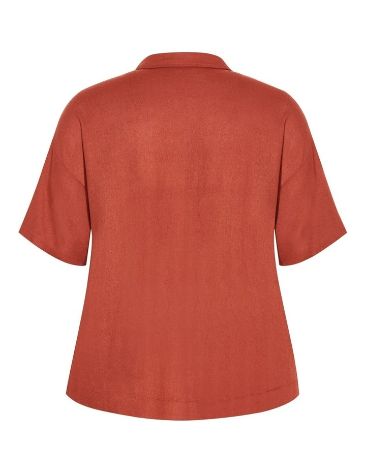 Lyana Shirt in Clay image 4