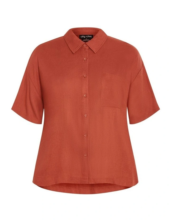 Lyana Shirt in Clay image 5