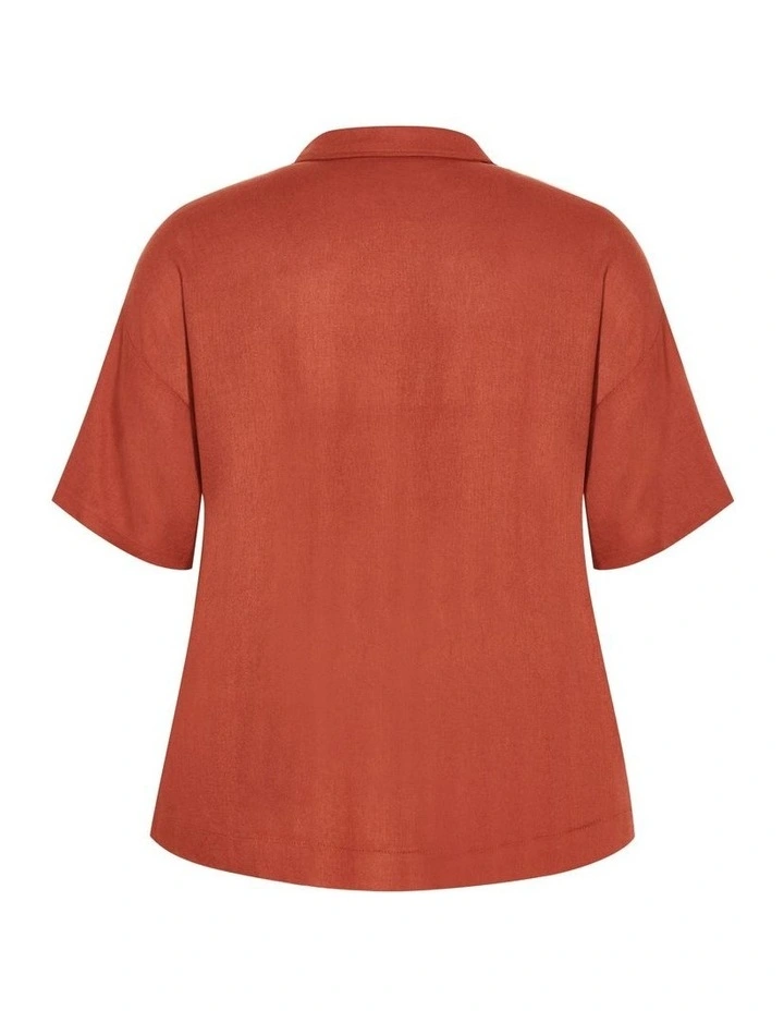 Lyana Shirt in Clay image 6