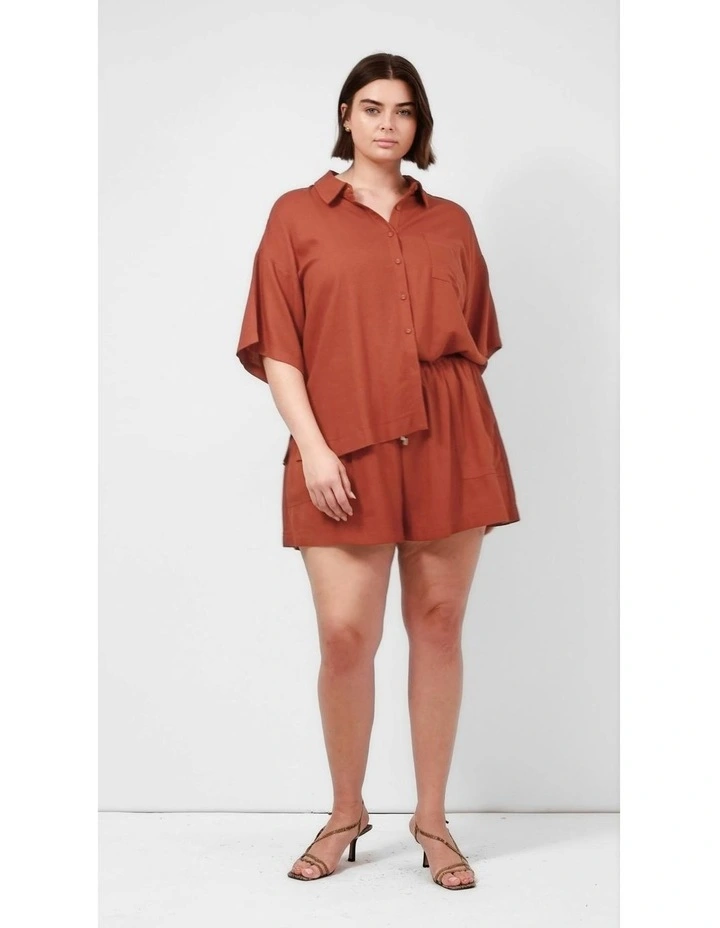 Lyana Shirt in Clay image 7