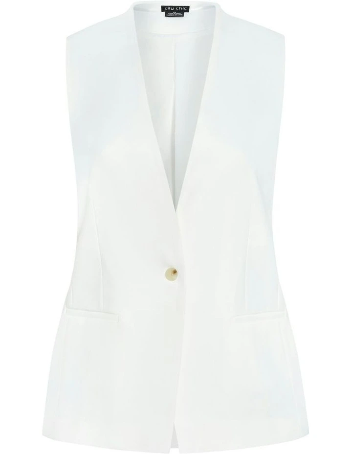 WAISTCOAT JESSA - Ivory image 7