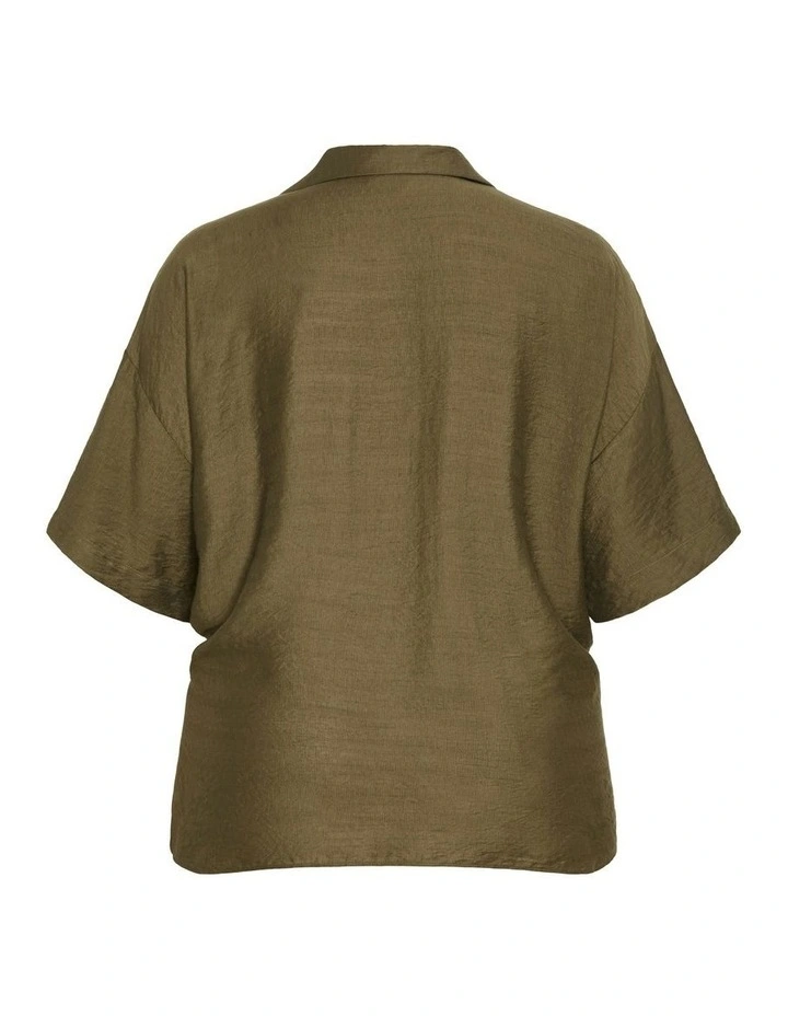 Rosie Shirt in Khaki image 6
