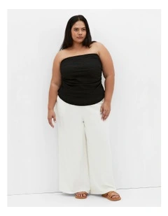 Crochet Bandeau Top in Black