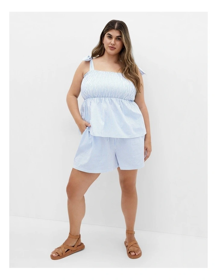 Ariane Top in Blue Stripe image 1