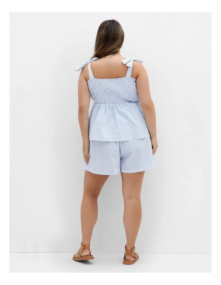 Ariane Top in Blue Stripe image 2