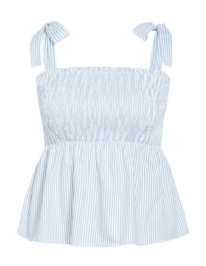 Ariane Top in Blue Stripe image 5