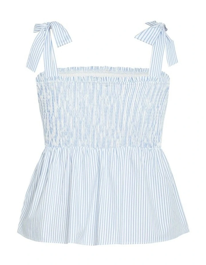 Ariane Top in Blue Stripe image 6