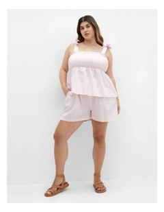 Ariane Top in Pink Stripe