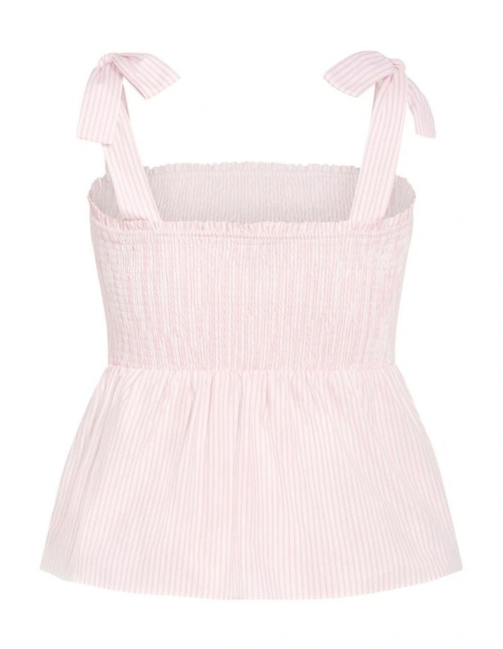 Ariane Top in Pink Stripe image 5