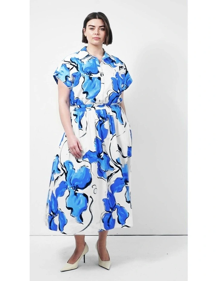 Vacay Print Shirt in Painted Bloom image 6