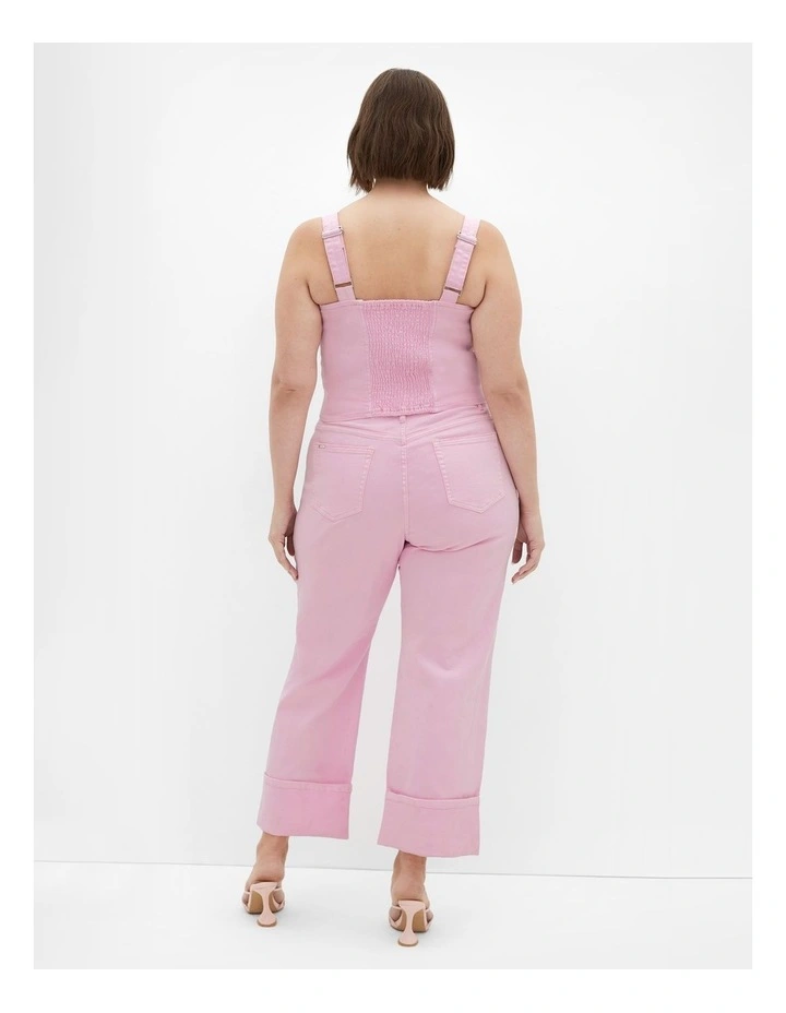 Denim Dreams Corset in Pout image 2