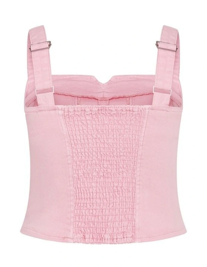 Denim Dreams Corset in Pout image 4