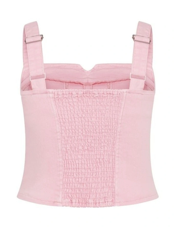 Denim Dreams Corset in Pout image 6