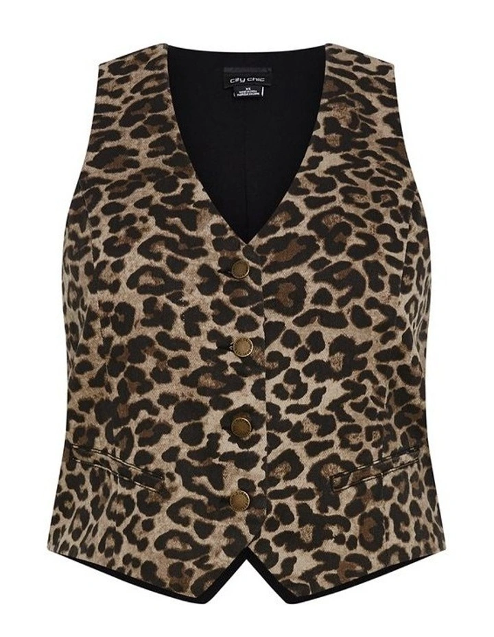Plus Size VEST LEOPARD - Leopard image 3