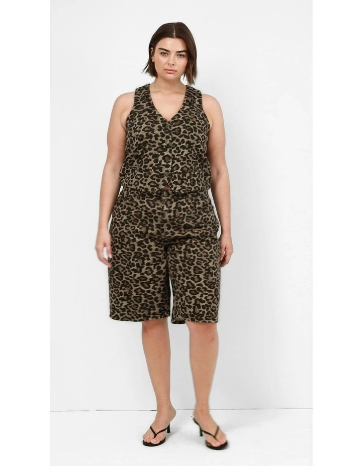 Plus Size VEST LEOPARD - Leopard image 5
