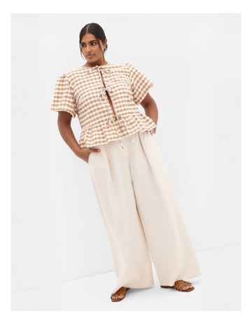 Caramel Gingham colour
