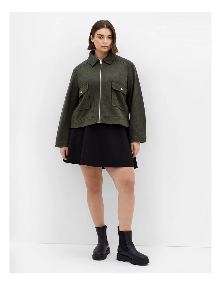 Plus Size JKT UTILITY - Hunter Green image 1