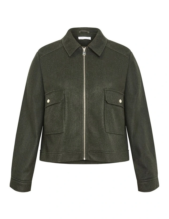 Plus Size JKT UTILITY - Hunter Green image 3
