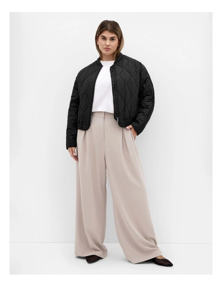 Plus Size PUFFER LEAH - Black image 1