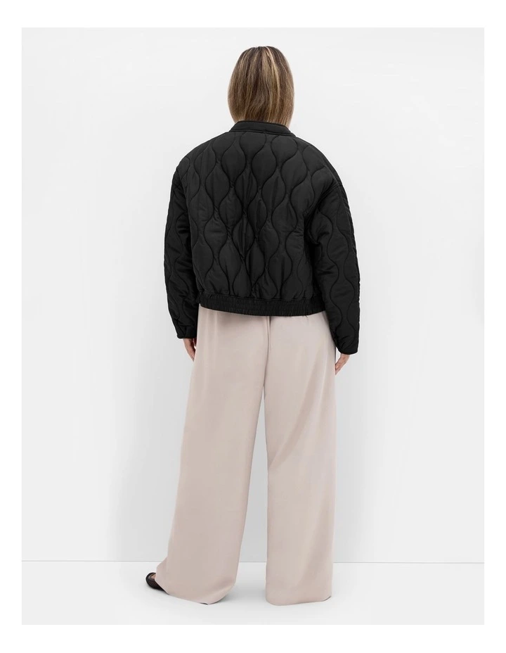 Plus Size PUFFER LEAH - Black image 2