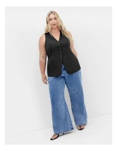 Yazmin Vest in Black