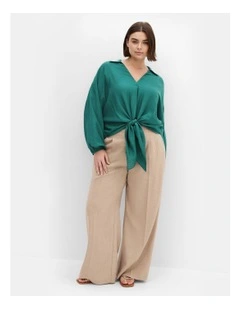 Rosie Long Sleeve Shirt in Jade