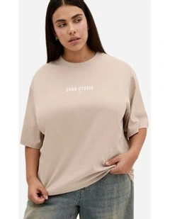 Soho Tee in Stone