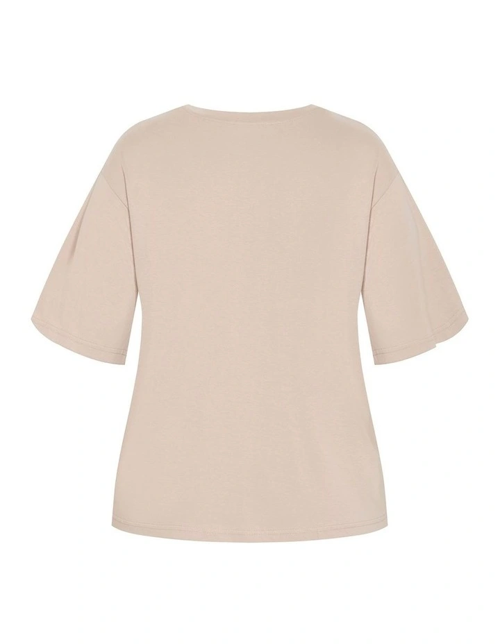 Soho Tee in Stone image 4