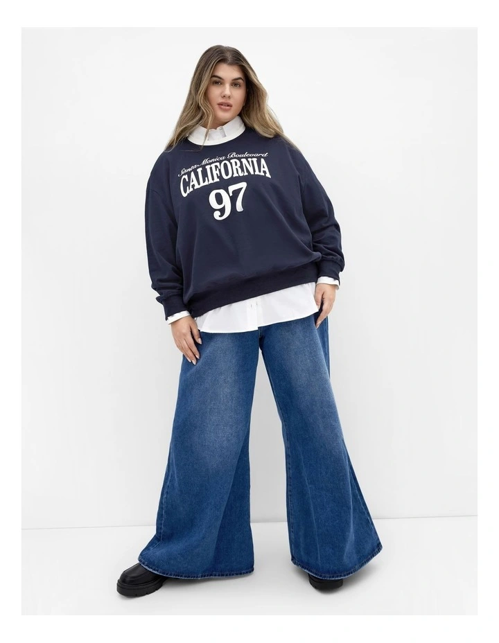 California Jumper in Navy image 1