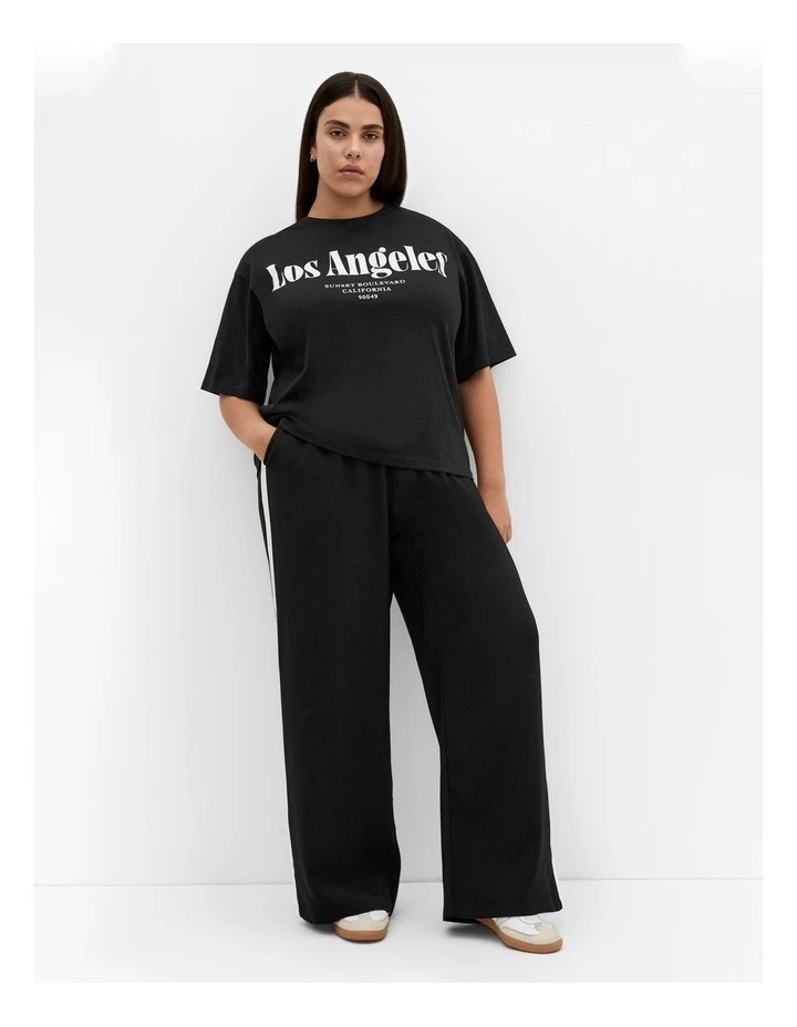 Los Angeles Tee in Black image 1