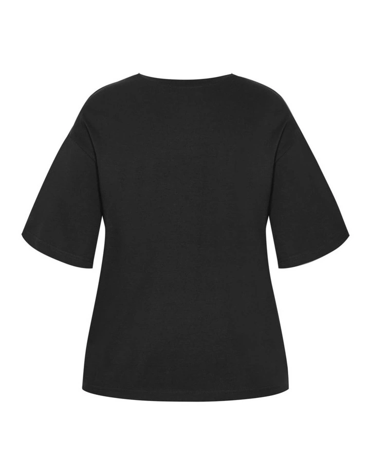 Los Angeles Tee in Black image 6