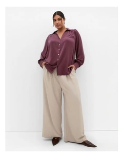 Hadlee Shirt in Deep Raisin