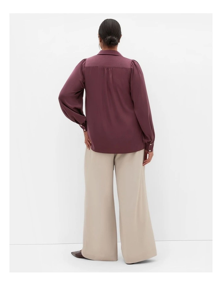 Hadlee Shirt in Deep Raisin image 2